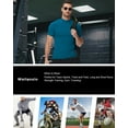 thumbnail image 6 of Weilanxin Men's UPF50+ Quick-Dry Rash Guard Shirt Surfing, Running, Water Sports, Reflective Safety Design, 6 of 10