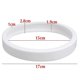 thumbnail image 5 of Neumático multiusos YONGSHENG para limpiador de piscinas Zodiac Polaris 180 Hy Caucho Blanco 17 CM, 5 of 5