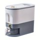 thumbnail image 3 of 1pc Automatic Output Rice Bucket, Household Insect-proof Moisture-proof Sealed Grain Miscellaneous Food Storage Box, Kitchen Supplies, 3 of 5