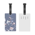 thumbnail image 5 of Kdxio Watercolor Flowers Butterfly Luggage Tags Privacy Cover ID Label Suitcase Tags Identifiers For School Bags,Suitcases, 5 of 7