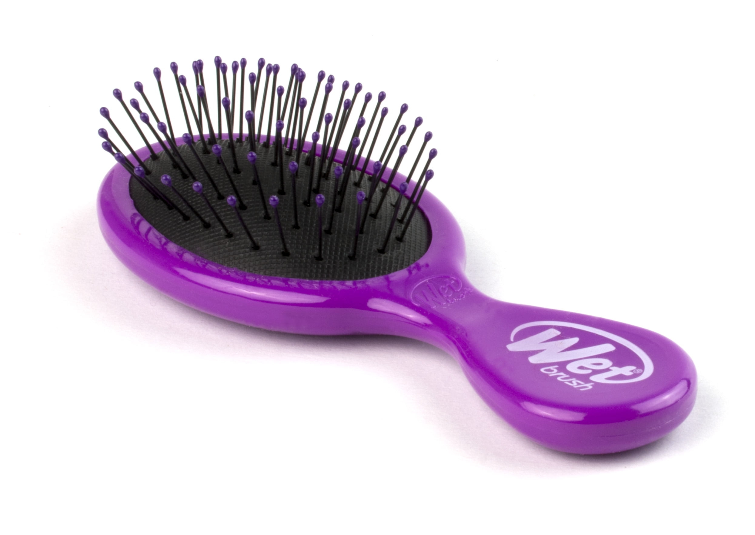 Wet Brush Mini Detangler Hair Brush For Less Pain, Effort and Breakage -  Solid Sky Blue