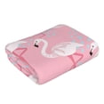 thumbnail image 3 of Disketp Pink Flamingo Print Bathroom Towels,Cotton Towel,Soft Towels For Kitchen And Bath, 3 of 9