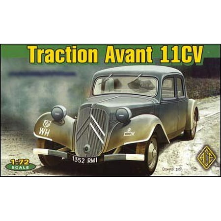 1/72 Citroen Traction Avant 11CV WWII Army Staff Car (D)