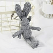 Margot Creative Wishing Rabbit Plush Toy Long-legged Rabbit Pendant Linen Rabbit Keychain With Souvenir Doll Birthday Gift