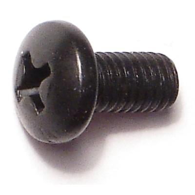 

#10-32 x 3/8 Black Oxide Phillips Pan Head Machine Screws (30 pcs.)