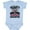 AE-Light Blue, variant on Inktastic Im Not Just Daddys Little Im a Truckers Daughter Girls Baby Bodysuit