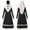 A-69Black, variant on MEZZALL Girls Long Sleeve Dress With Hooded Robe Middle Ethnic Outfits For Daily Wear And Festive Celebrations Stylish Toddler Child Clothes Sets