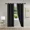 Black, variant on Gorgeous Home Linen K86 Set of 2 Panels Taupe Solid Color Blackout Room Darkening Window Curtain Grommets Top 37" wide X 84" length each pc