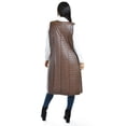 thumbnail image 3 of Chaleco largo de vinipiel Roman Fashion /Juvenil, 100 (Café) cafe CH, 3 of 5