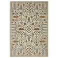 thumbnail image 2 of Oriental Weavers Andorra Area Rug - 2449B - 10' x 13'2" - in Ivory/ Gold - Vintage Bohemian Style, Stain Resistant, Family and Pet Friendly , Family, Dining, Living Room Rug, 2 of 5