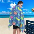 thumbnail image 5 of SKYSONIC Beach Towels 30"x60", Summer Fruit Pineapple Avocado Camping Towels Sand Free Beach Towel, Large Beach Towels Quick Dry Bath Travel Towels Pool Yoga Beach Mat for Men Women, 5 of 7