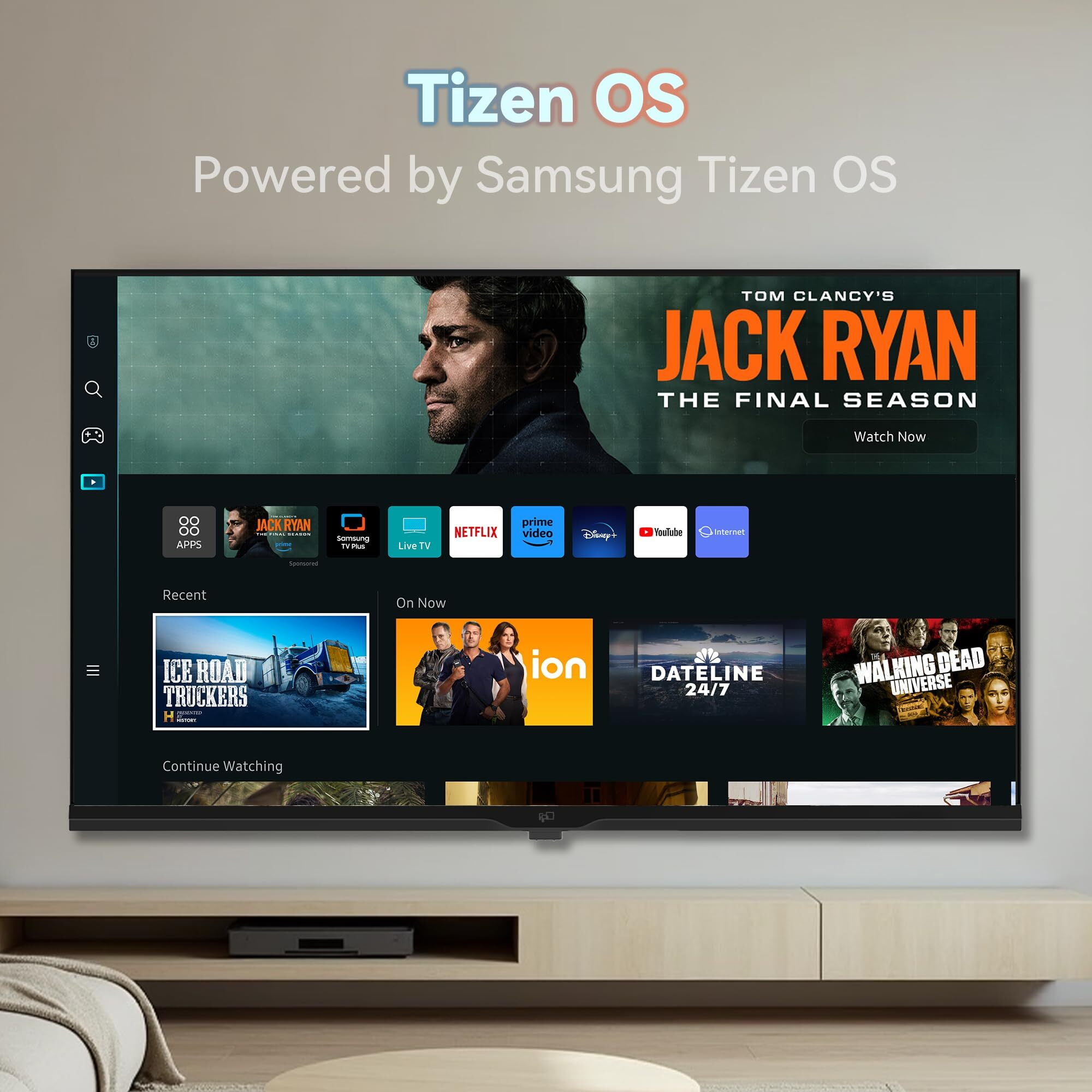 FPD 40-inch Smart TV with Tizen OS - 1080p FHD, HDR10, Dolby Audio