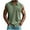 #01 Army Green 【Mix & Match: Essential Colors in Stock】, variant on Men's Casual Fashion Solid Color Button Lapel Hook Buckle T-Shirt Short Sleeved Top Tee for Daily Streetwear Work Office Modern Essential | AESTIVO,Army Green L