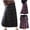 Blue, variant on PUMISAS Summer Mid-Length Skirts For Women High Waisted Drawstring Flowy Elastic Waist Skirts Casual Loose Plaid Skirts