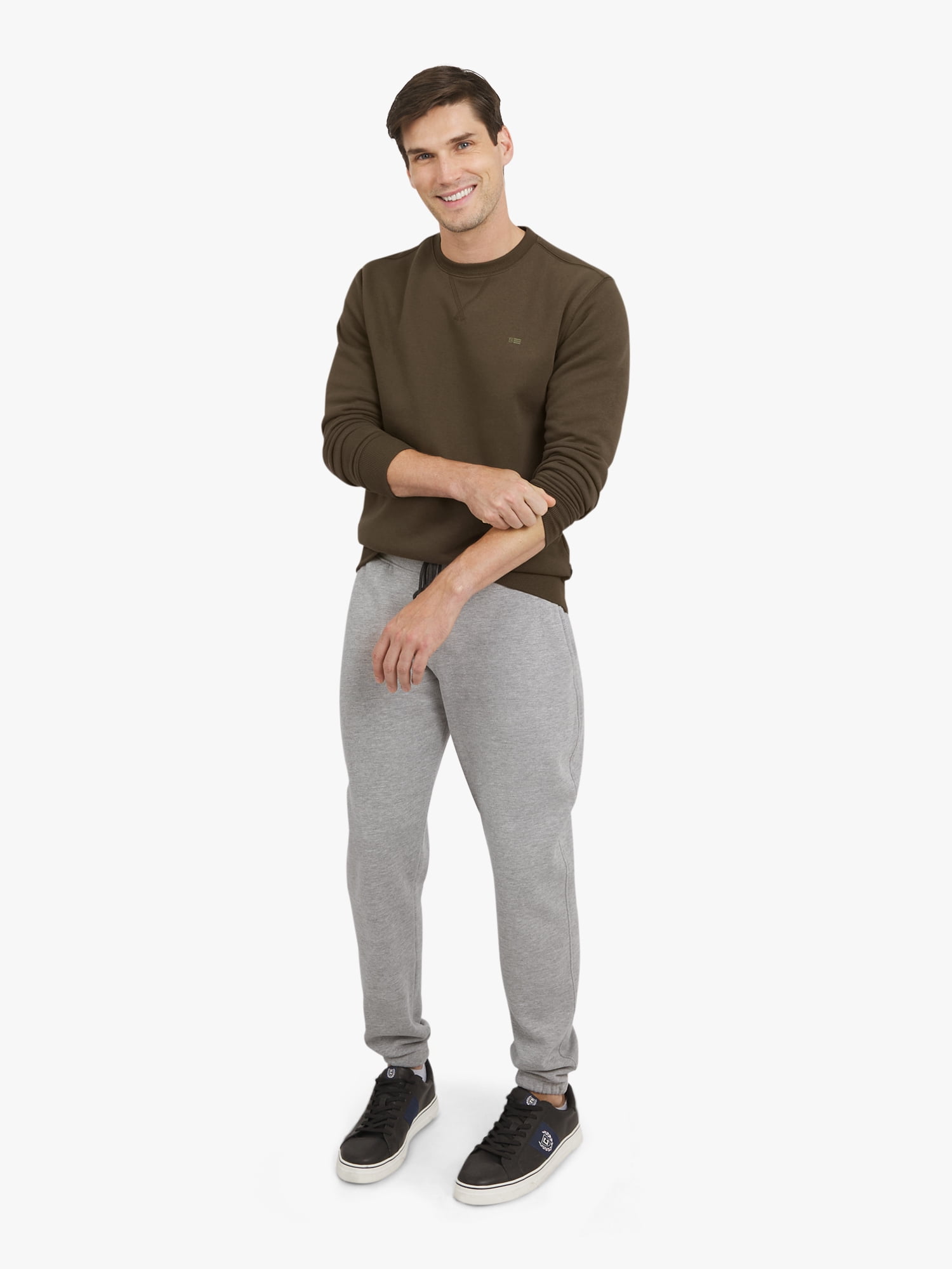 Chaps Men's & Big Men's Everyday Fleece Crewneck Sweatshirt, Sizes S-2XL