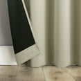 thumbnail image 6 of Sun Zero Oslo Extreme 100% Blackout Grommet Curtain Panel, 52"X95", Cream, 1-Piece Single Panel, 6 of 10
