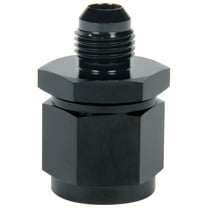 Allstar Performance ALL49746 Adapter Fitting - Straight -12AN Female Swivel to -8AN Male - Aluminum - Blk Anodized - Each