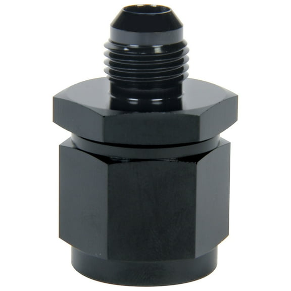 Allstar Performance ALL49746 Adapter Fitting - Straight -12AN Female Swivel to -8AN Male - Aluminum - Blk Anodized - Each