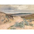 thumbnail image 2 of Marie Egner 24x19 Black Ornate Framed Double Matted Museum Art Print Titled: Dunting Landscape in Brittany (1910), 2 of 5
