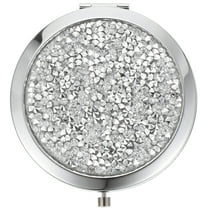 NICEXMAS  Round Compact Mirror Portable and Practical for Travel