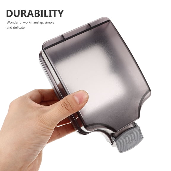 PAMINGONO Outdoor Electrical Outlet Cover, Black, Sturdy PP and ABS, Weatherproof, Gardens, Patios, Garages