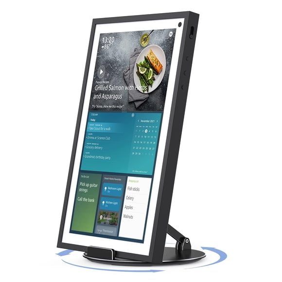 Soporte Almoz giratorio e inclinable para Echo Show 15, aluminio negro