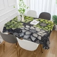 thumbnail image 2 of Yayeee Tablecloths 60" x 90" Rectangle Wrinkle Resistant Party Table Cover, Gray Floral, 2 of 8