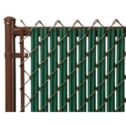 Green 5ft Ridged Slat for Chain Link Fence