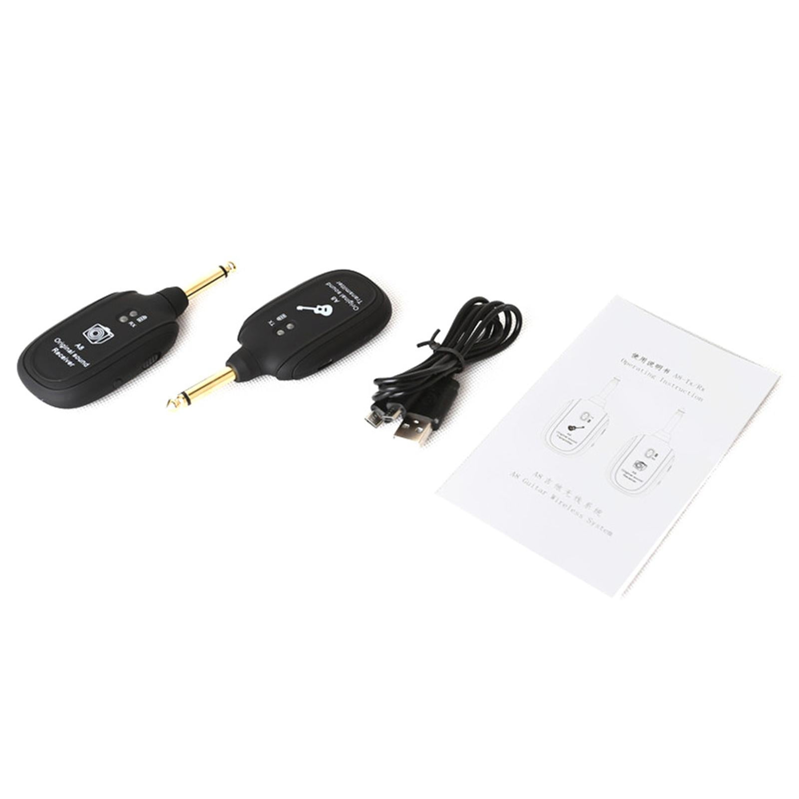 20Hz-20kHz A8 Guitar Wireless Transmission Instrument Audio Transmitter Receiver