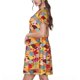 thumbnail image 2 of Balery Japanese Style Fish Scales Vestidos sueltos de manga corta para mujer, vestidos de verano 2025, vestidos casuales de corte A con vuelo., 2 of 6