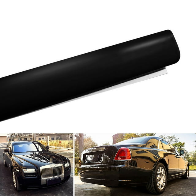 Labymos Film Vinyle Brillant Extensible Protecteur pour Voiture, Autocollants de Pellicule Vinyle avec Dégagement d'Air, Style Voiture