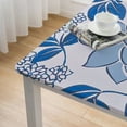 thumbnail image 5 of BANET  Tablecloth Rectangle, Spring Summer Dahlia Pinnata Waterproof Table Cloth, Floral Table Cover for Party Picnic Dinner Decor white, 5 of 8