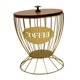 thumbnail image 3 of Cesta para cápsulas de café, cesta decorativa para cápsulas de café espresso. oro con tapa, 3 of 9