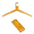 thumbnail image 3 of Toystoory Tendedero de aleación de aluminio plegable para exteriores con ranuras para colgar ropa Amarillo, 3 of 6