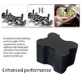 thumbnail image 4 of UNTERING Car Coil Spring Spacers,Wear Resistant Rubber Coil Spring Boosters for 1" to 1.5" Coil Spring Lift,Spring Spacers, 4 of 8