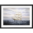 thumbnail image 2 of Art.com Clipper Ship Giclee Print by Jack Wemp, Black Frame Wall Art, 23" x 17", 2 of 5