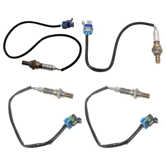 TRQ Oxygen O2 Sensor Upstream & Downstream Set of 4 for Silverado Sierra OSA60253