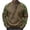 Dark Green Camouflage, variant on Dovford Clothing Men, Men'S Vintage Camouflage Print Zip-Up Sweatshirt, Stand Collar Sweatshirt