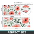 thumbnail image 7 of Pioneer Flower Floral Print Pattern Kitchen Rugs Sets Of 2,Anti Fatigue Kitchen Mat Rugs Non Slip Washable,Decorative Kitchen Floor Mats for Kitchen,Sink,Laundry,17"x30"+17"x47", 7 of 7