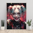 thumbnail image 3 of Pintura de diamantes de polvo de hadas Harley Quinn, mosaico de arte del Joker de la chica del payaso, bordado de punto de cruz, diamantes de imitación, decoración del hogar, regalo, 3 of 4