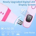 thumbnail image 3 of 2 in 1 Nose and Ear Hair Trimmer with LED Display, Rechargeable Electric Nasal Clipper for Men & Women, Eyebrow Facial Removal Dual-Edge Blades, Easy to Clean, 3 of 5