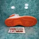 thumbnail image 5 of New Balance 480 White Orange Men’s Leather High Top Retro Shoes Size 9, 5 of 5