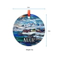 thumbnail image 5 of Nuuk Greenland Christmas Ornament, Ceramic, Acrylic - Polynesia Travel Souvenir, Seasonal Tree, Trip Keepsake 2025, Traveler Gift, Edition, Holiday Tree Decoration, 5 of 5
