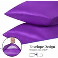 thumbnail image 5 of Satin Pillowcase For Hair And Skin, Silk Pillowcase2 Pack Standard Size With Env, 5 of 6