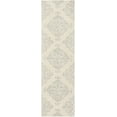 thumbnail image 2 of SAFAVIEH Glamour Georgene Damask Runner Rug, Ivory/Silver, 2'3" x 8', 2 of 6