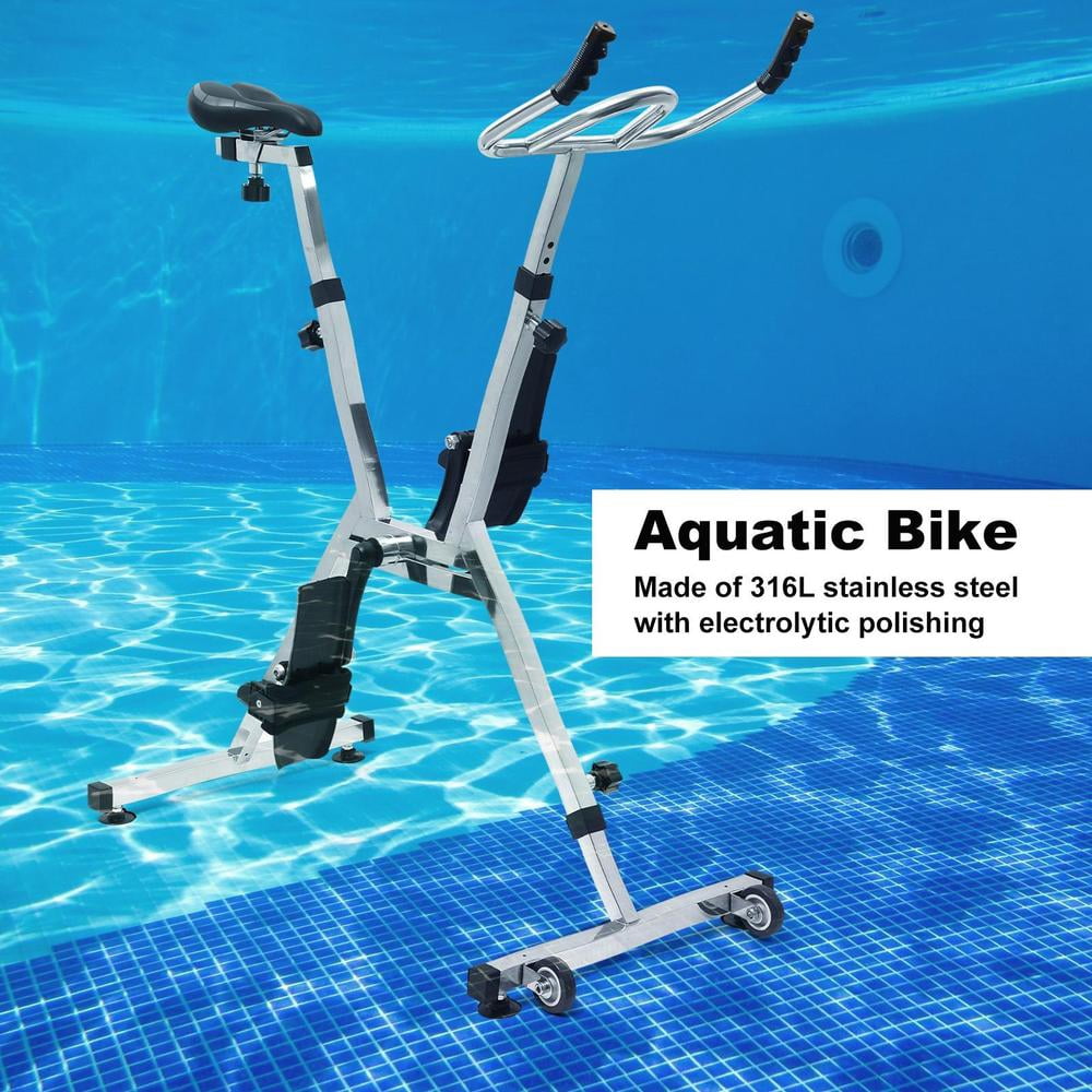 Commercial-Grade Underwater Exercise Bike – Stainless Steel Aquatic Cycle for Fitness Centers and Luxury Resorts