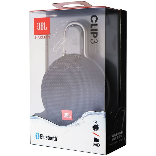 JBL Clip 3 Portable Waterproof Wireless Bluetooth Speaker Black
