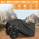 thumbnail image 3 of Cubierta ATV Unique Bargains para Polaris Sportsman 450/570 Impermeable 4 Ruedas Cuatrimoto Cubierta Al Aire Libre Protección de Sol y Lluvia Almacenamiento 210D-PU 211x122x120cm Negra, 3 of 5