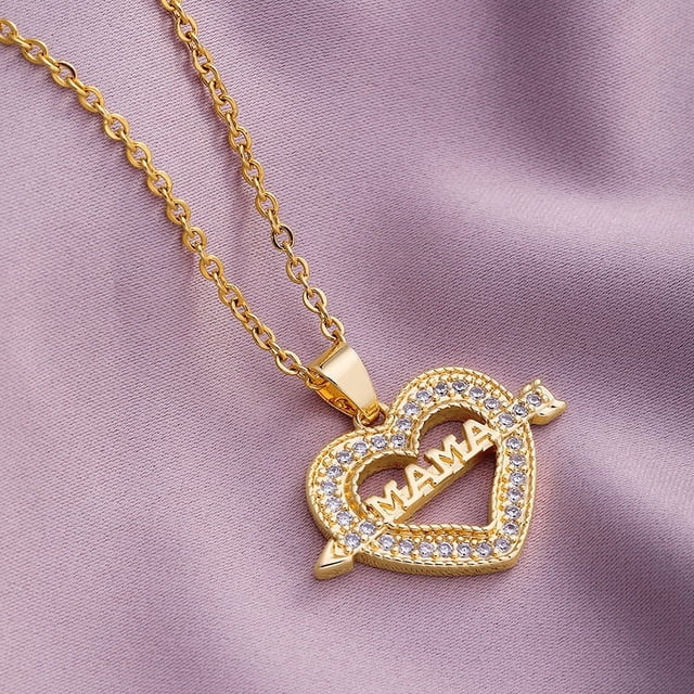 Nvzi Mother's Day Gift Ideas - Mothers Day Necklace for Mom Mothers Day Gifts for Mom from Son Gifts for Her Mom Gifts for Mothers Day Grandma Mothers Day Gift(F)