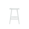 thumbnail image 4 of GARDEN 29" Inches Adirondack Plastic Outdoor Bar Stools (Set of 2), White, 4 of 11